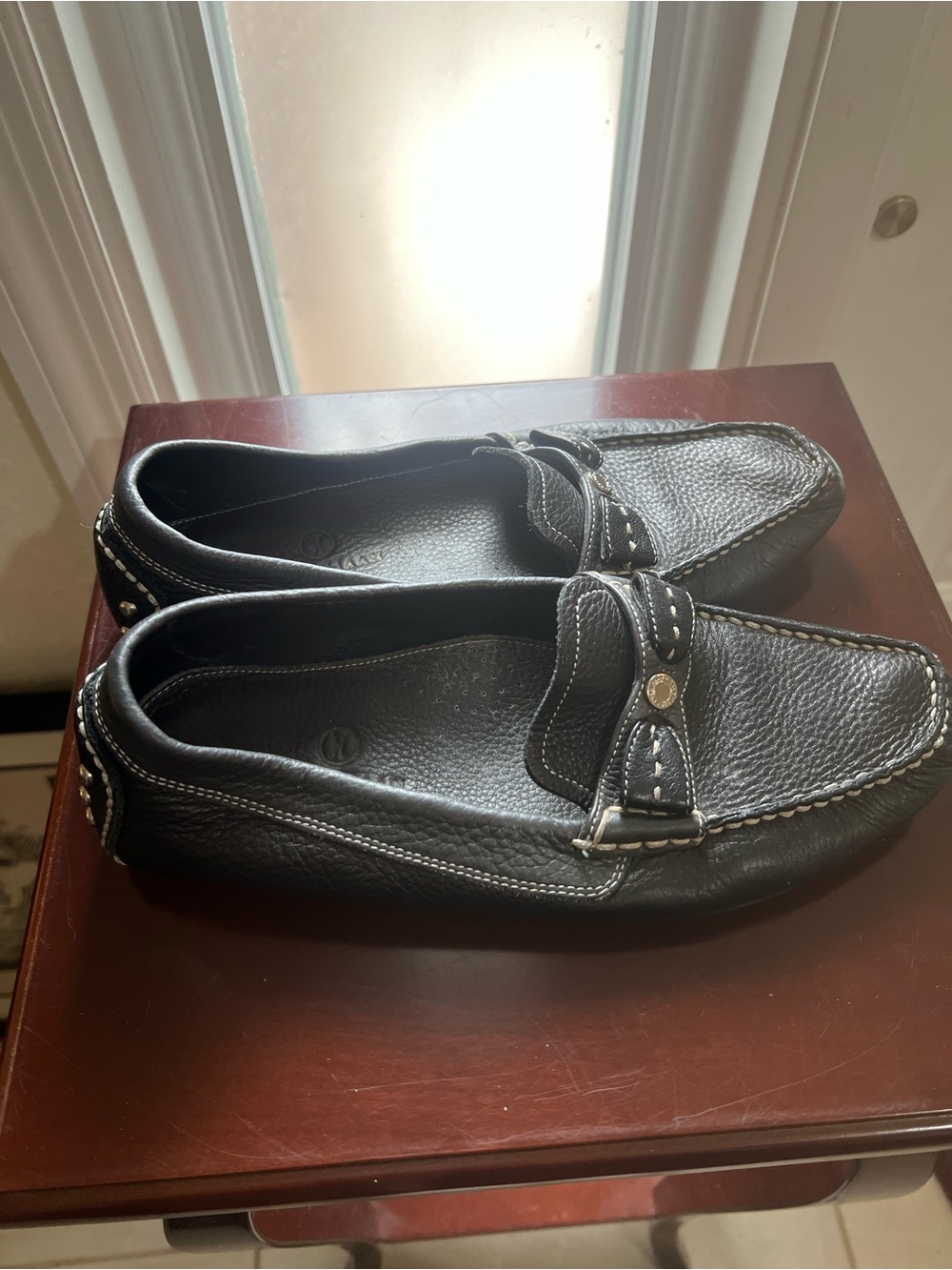 Cole Haan Black Leather Driving Loafer - Picture 5 of 8